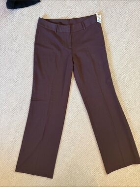 Vertigo Paris Women's Dark Brown Straight-Leg Trousers